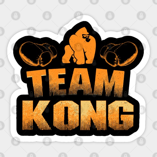 Team Kong Sticker by Ruffeli